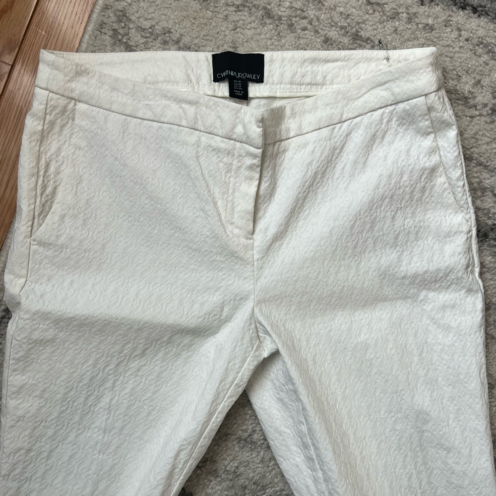 Cynthia Rowley • white dress pants